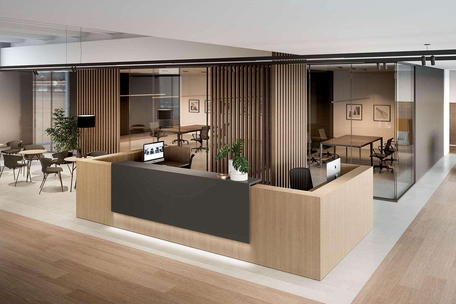 Inspiration d’aménagement d’un espace d’accueil professionnel