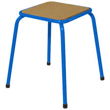Tabourets scolaires sans dossier