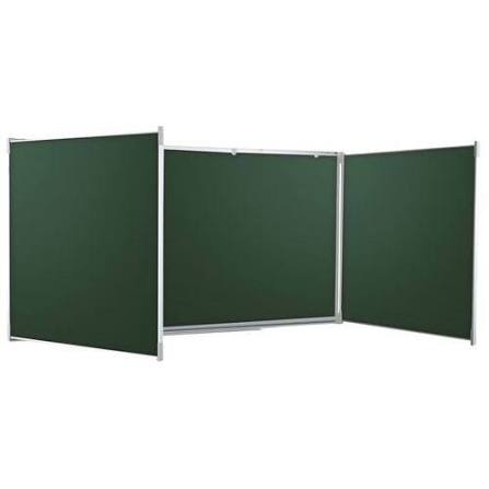 Tableaux à craie triptyques avec cadre aluminium
